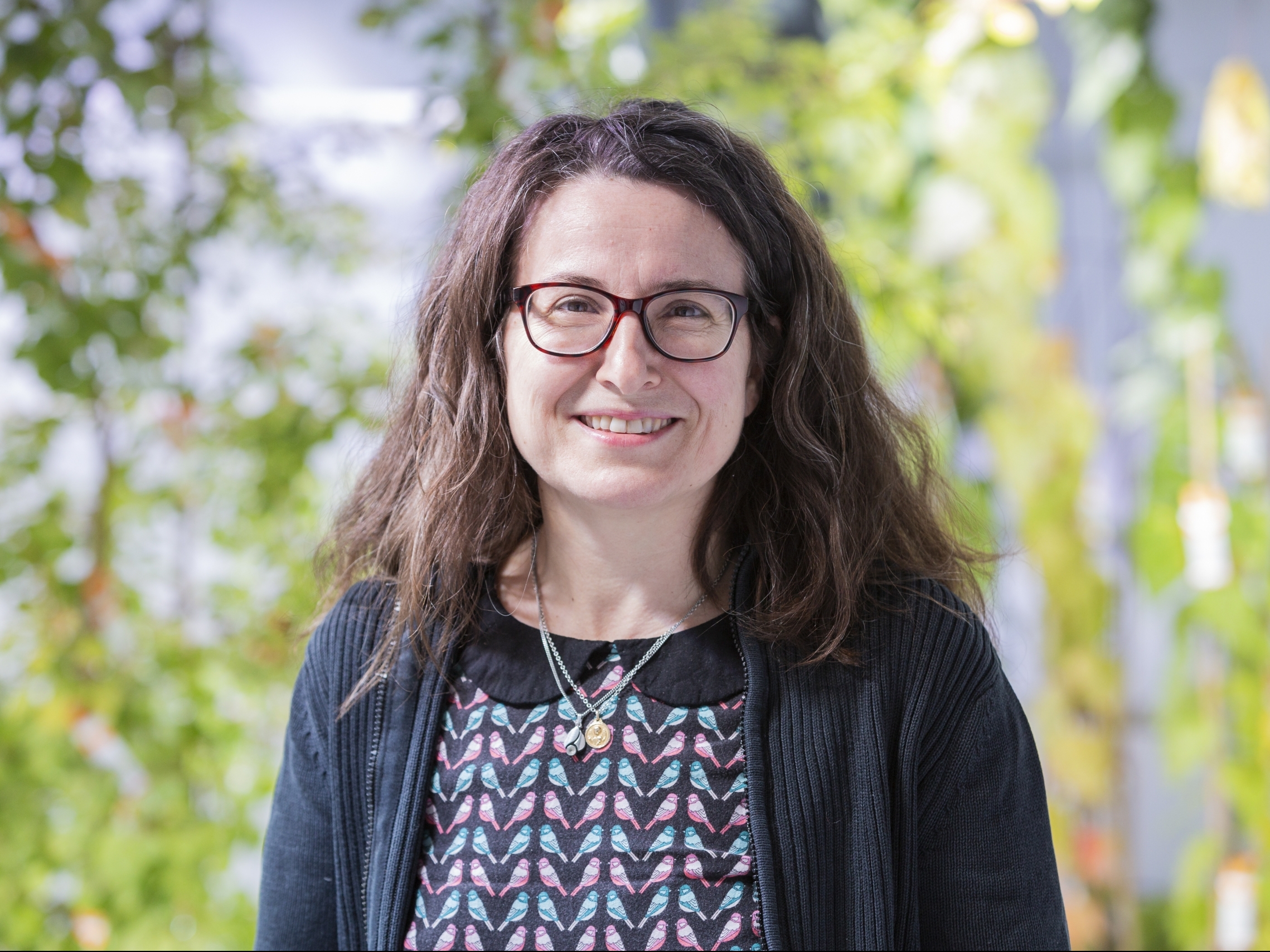 Plant scientist Rosario García-Gil received a "medal" for her contribution to science and collaborations. Photo by courtesy of Rosario Garcìa-Gil.