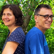 Carmen Cristescu and Dimitris Athanassiadis are coordinators for Bio4Energy's new training on the history of biorefining. Photo by Anna Strom ©2023.