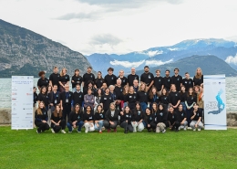 All participants at the Nanochemistry Camp in Iseo, Italy, 2025. Photo by Federico Sbardolini
